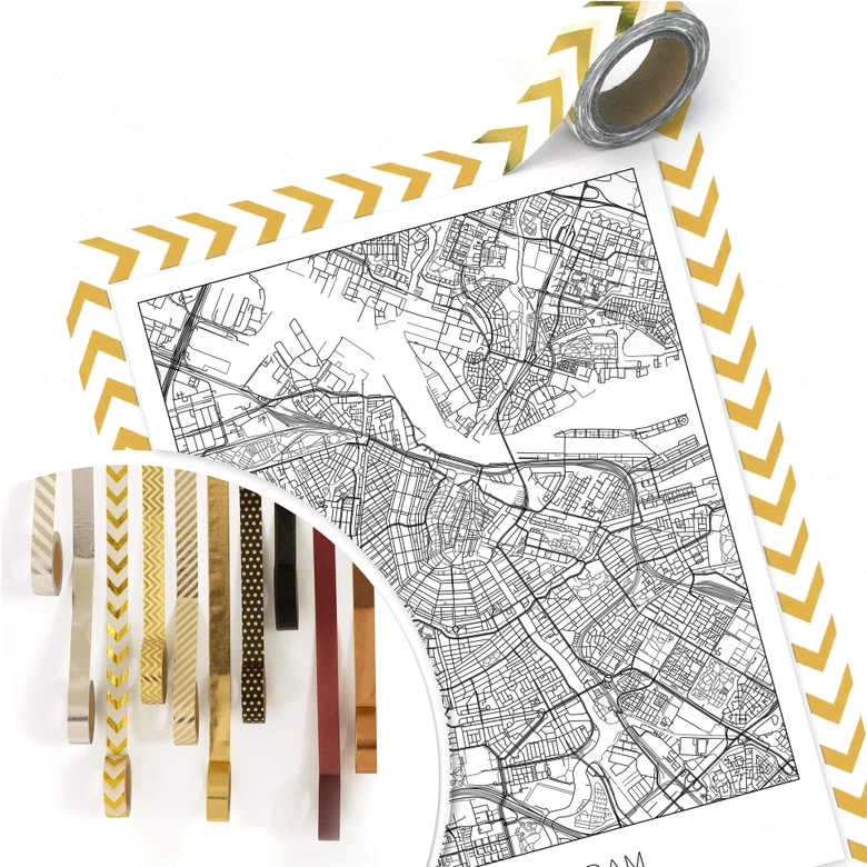 Poster Plan d'Amsterdam 