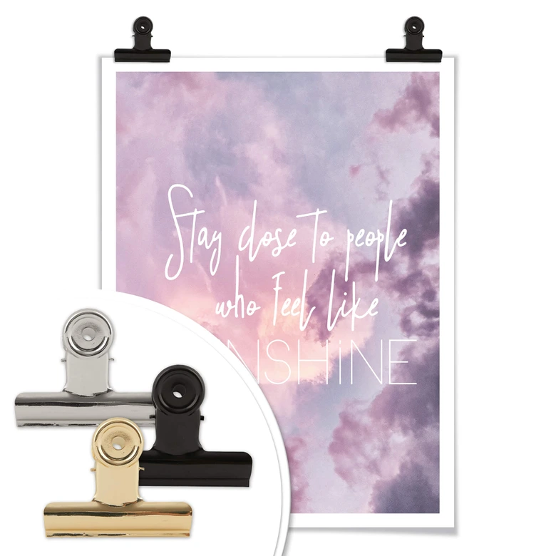 Poster - Stay close to people who feel like sunshine 