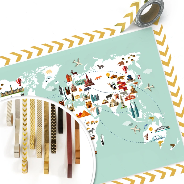 Poster Travel the World 