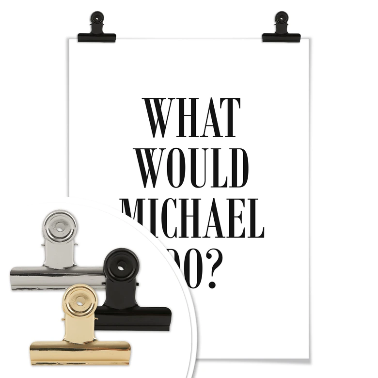 Poster - Vad skulle Michael göra? 