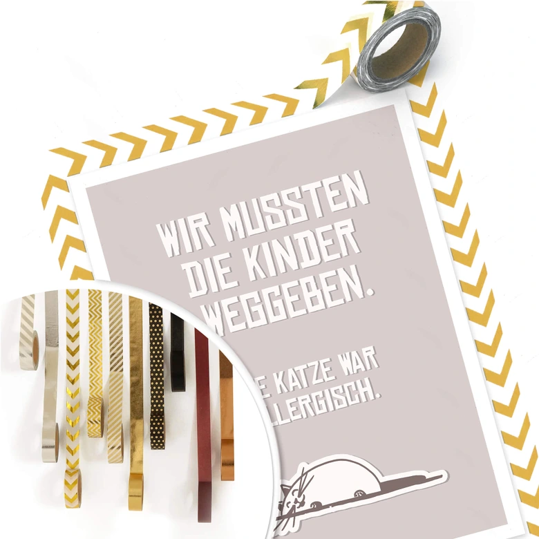 Poster Wir mussten die Kinder weggeben - Katze 