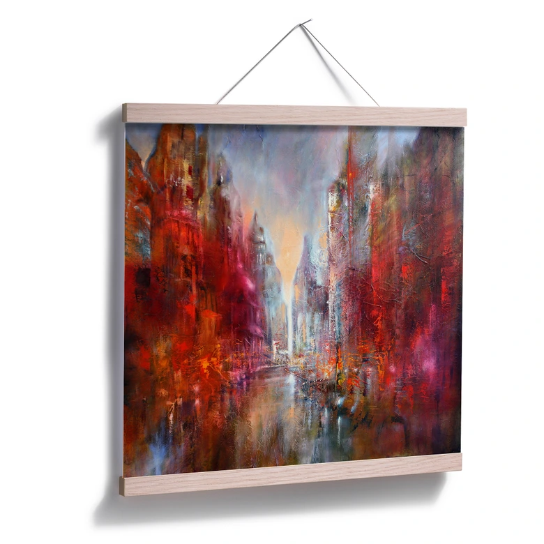 Póster - Schmucker - Ciudad catedralicia 