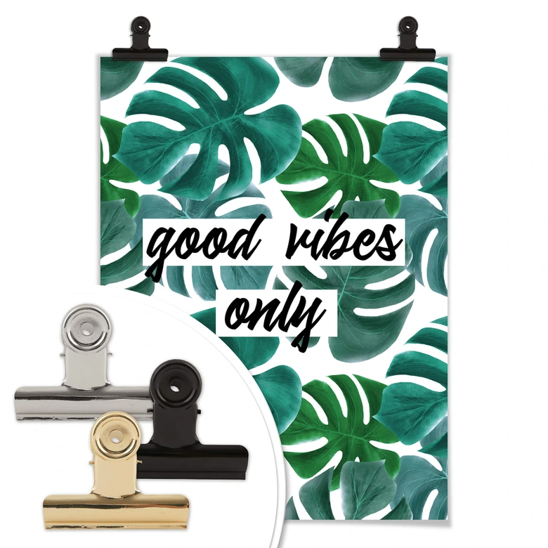 Póster Sólo buenas vibraciones 