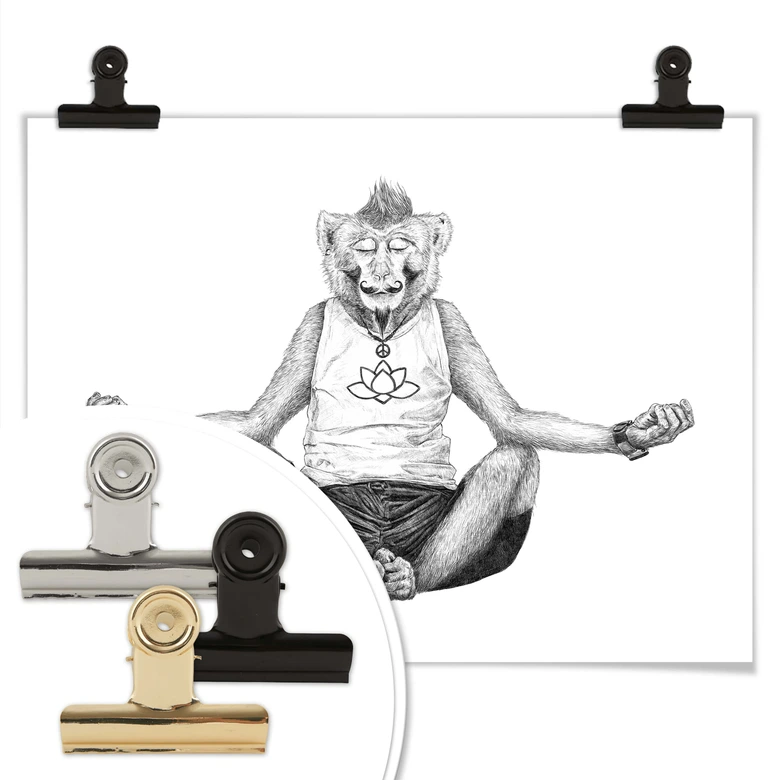 Poster Kools - Monkey Yoga 
