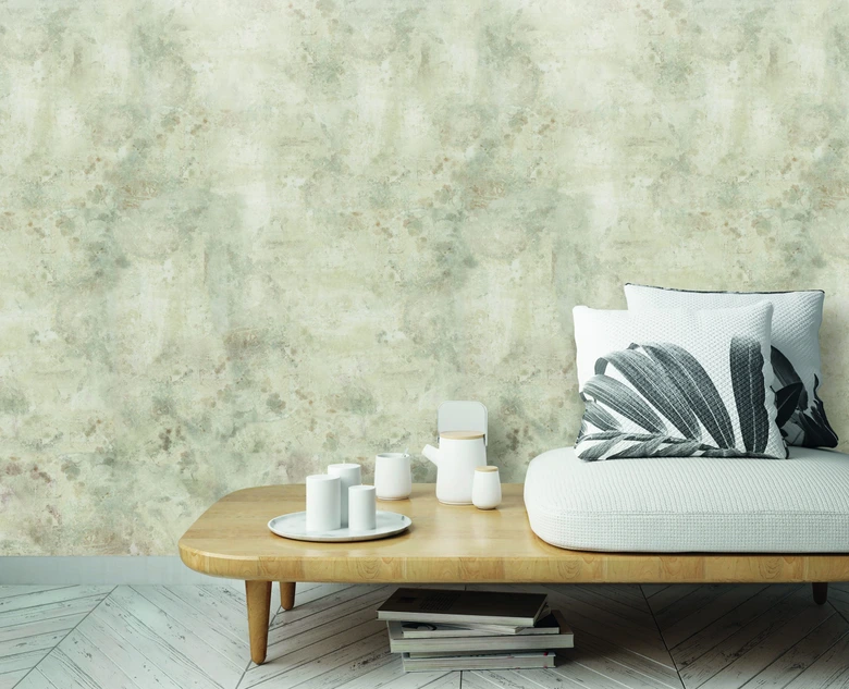 Marmer en steen motief behang Greige, steen effect 2,70 x 1,59 m 