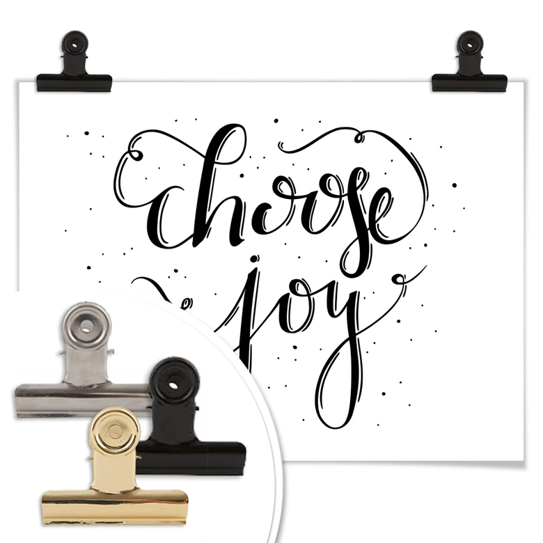 Poster Choose Joy - weiß 