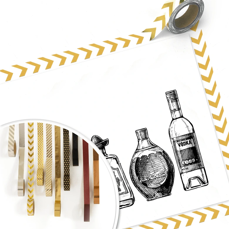 Poster Five bottles of fun 