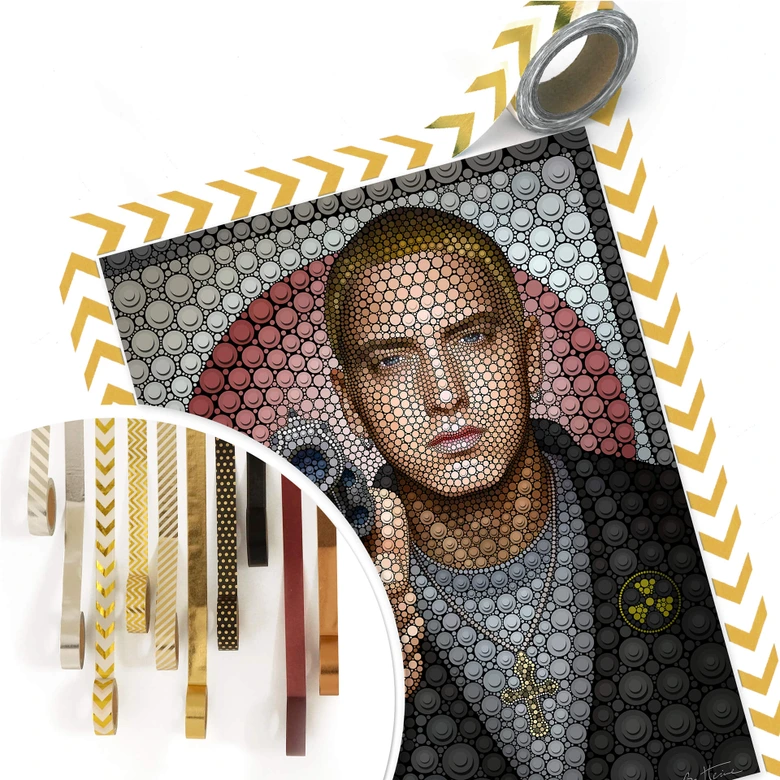 Poster Ben Heine - Circlism: Eminem 