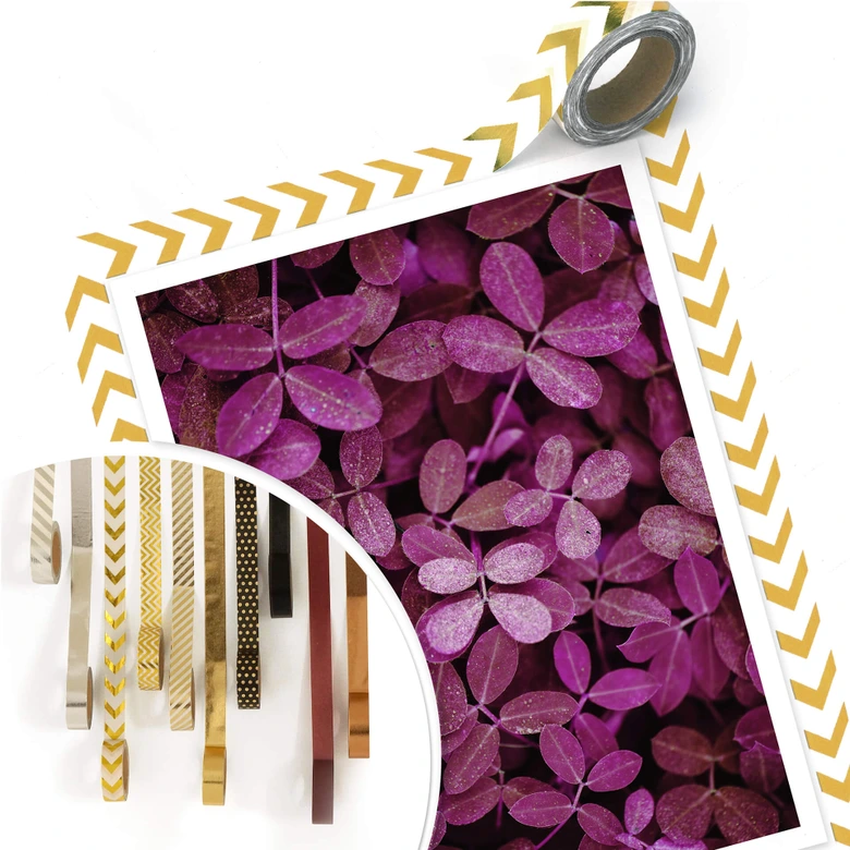 Poster Pink Leaves 