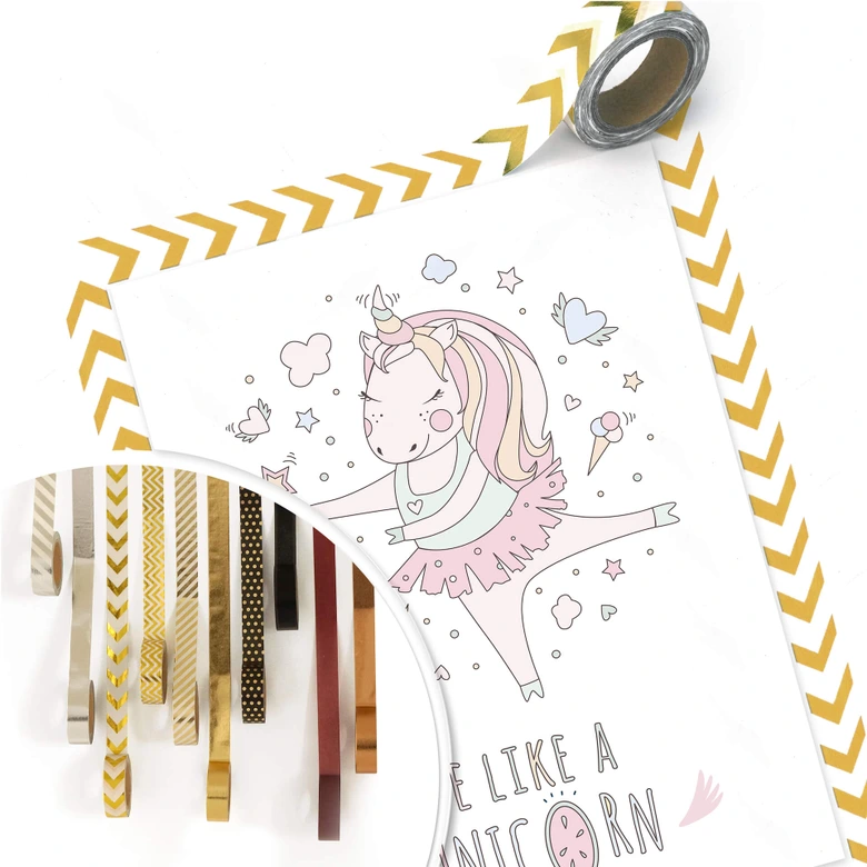 Affiche Kvilis - Be like a Unicorn - Licorne ballerine 