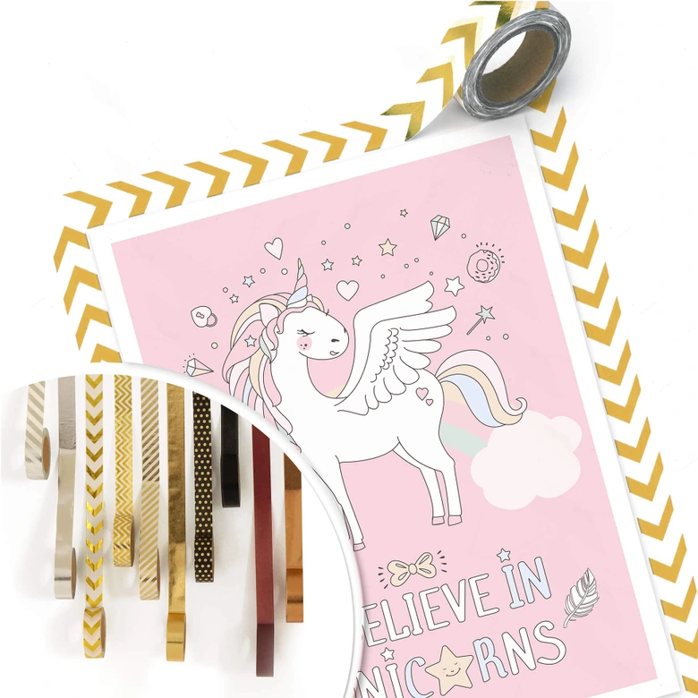 Poster Kvilis - Believe in Unicorns - rosa 