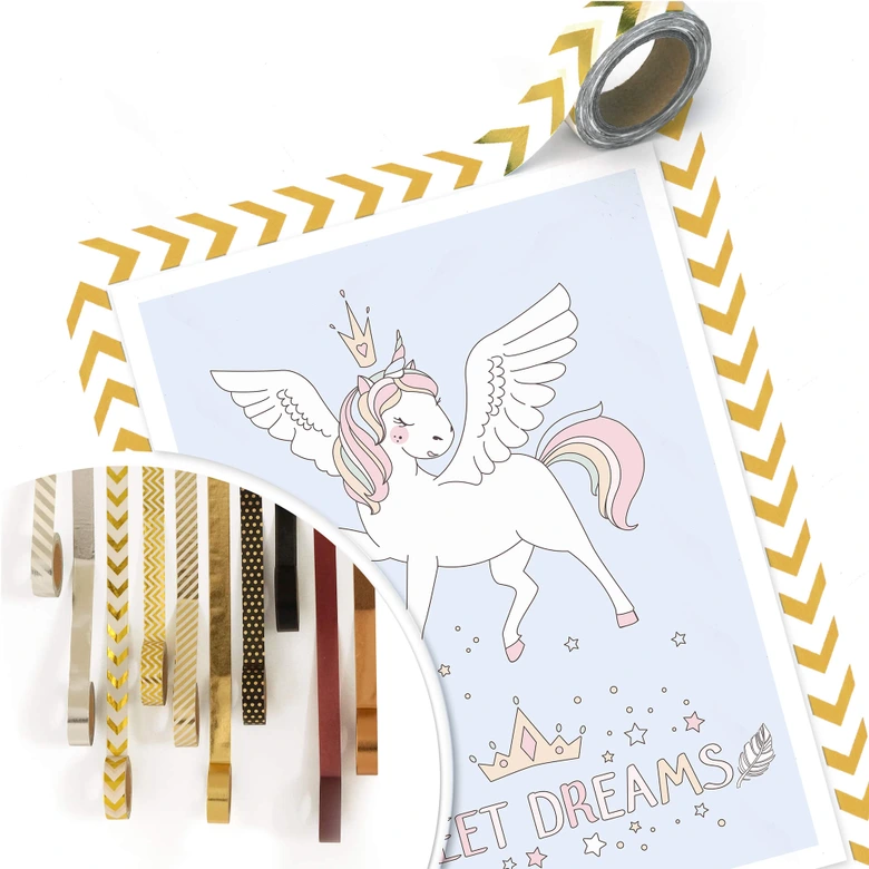 Poster Kvilis - Sweet Dreams - Einhorn mit Krone 