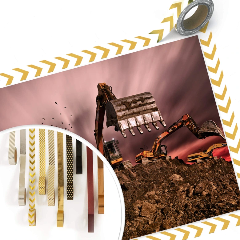 Poster Majkut - Travail de chantier 