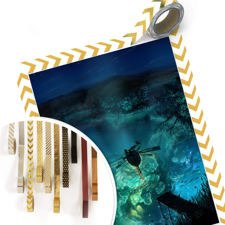 Poster aerroscape - Unterwasser Galaxie 