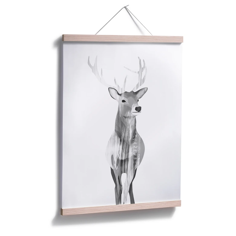 Poster Goed Blauw - Der Hirsch 