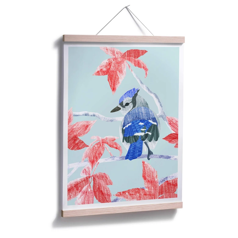 Poster Goed Blauw - Der Eisvogel 