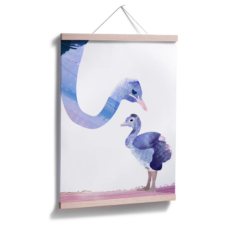 Poster Goed Blauw - Federliebe 