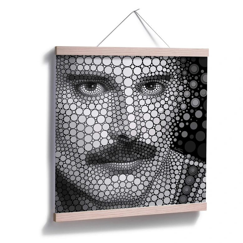 Poster Ben Heine - Circlism: Freddie Mercury 