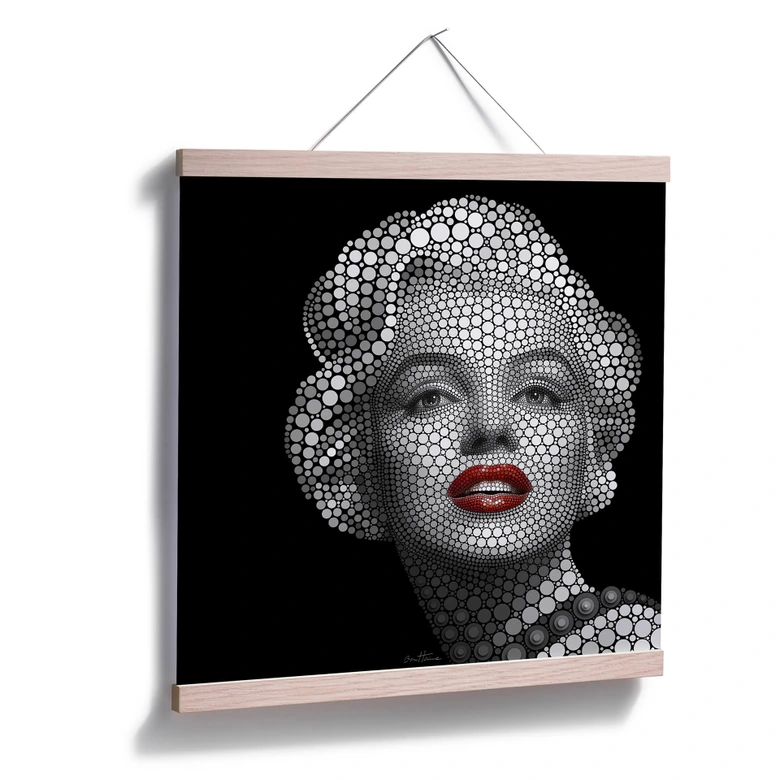 Poster Ben Heine - Circlism: Marilyn Monroe 