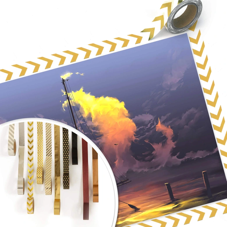 Poster aerroscape - Voilier 