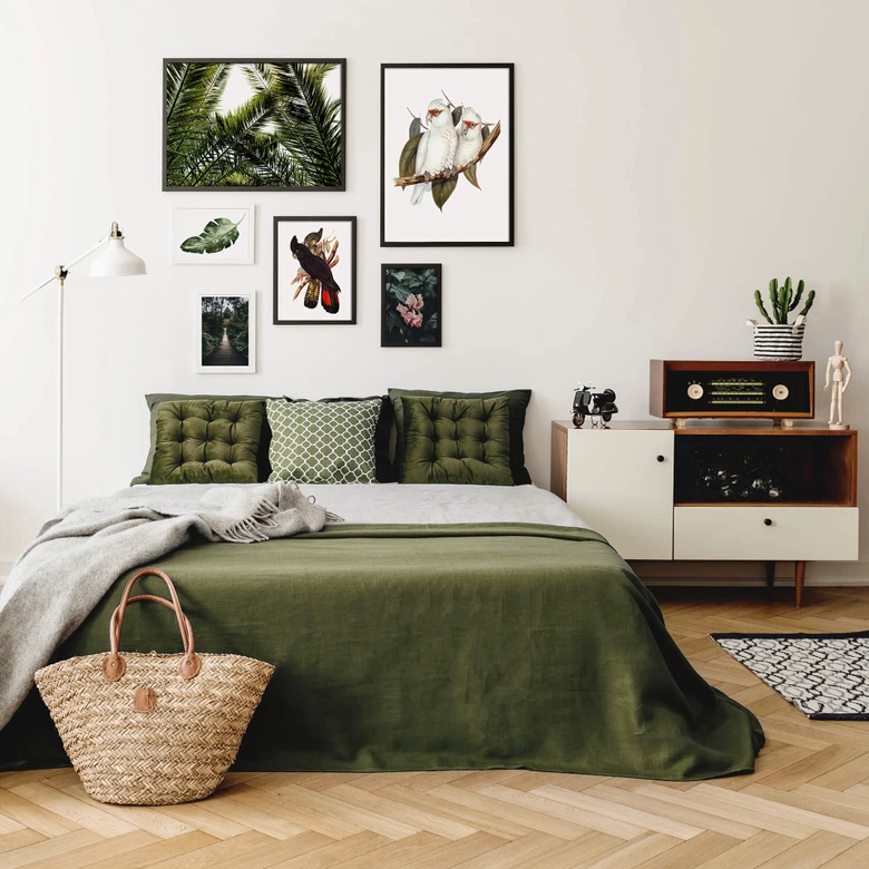 Plakat z czarnym kakadu 