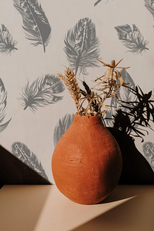 Vliestapete Grafisch Modern in Weiß  