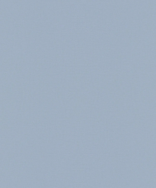 Vliestapete Strukturiert Uni Modern matt in Blau 