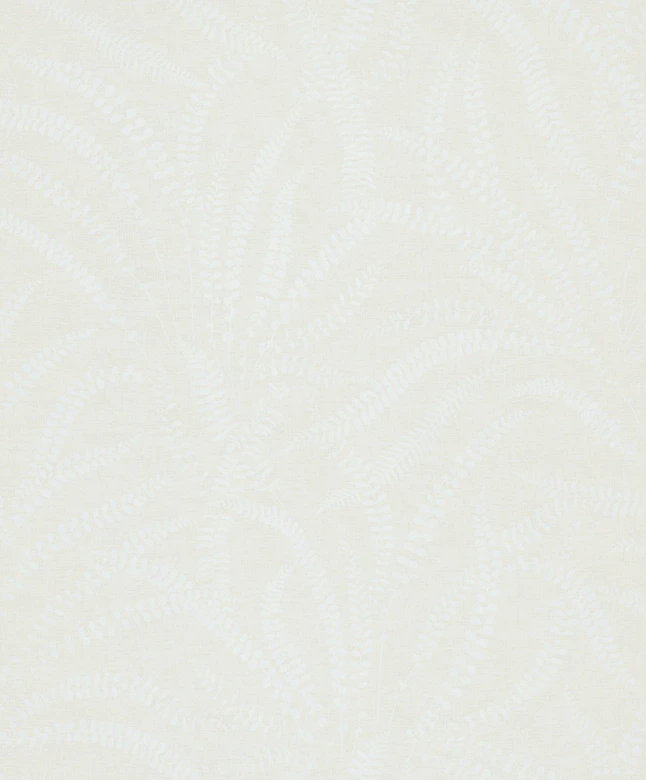 Vliestapete Blätter, Ranken Floral Natur in Weiß Beige 