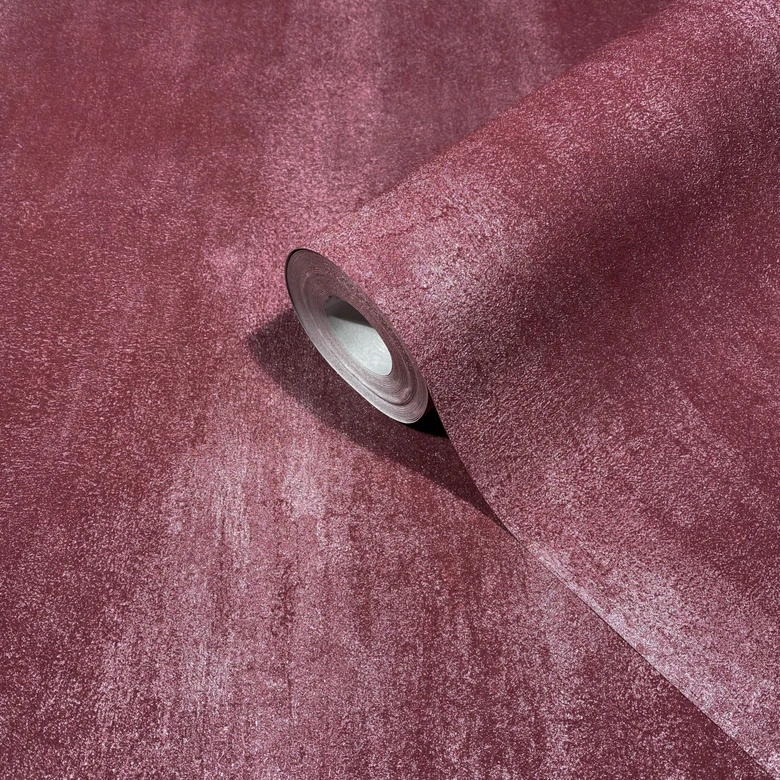 Vliestapete Uni Modern in Rot  