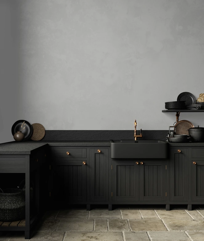 Farba do ścian i sufitów Premium szara - Matowa farba do ścian wewnętrznych PURO c1009 kremowo-szara  