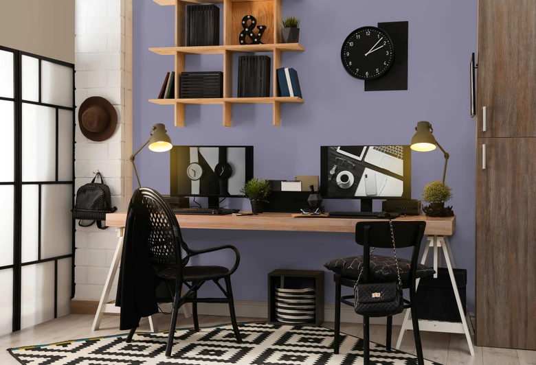 Premium Wandfarbe Violett - Tuchmatte Innenwandfarbe - PURO c2004 simple mauve 