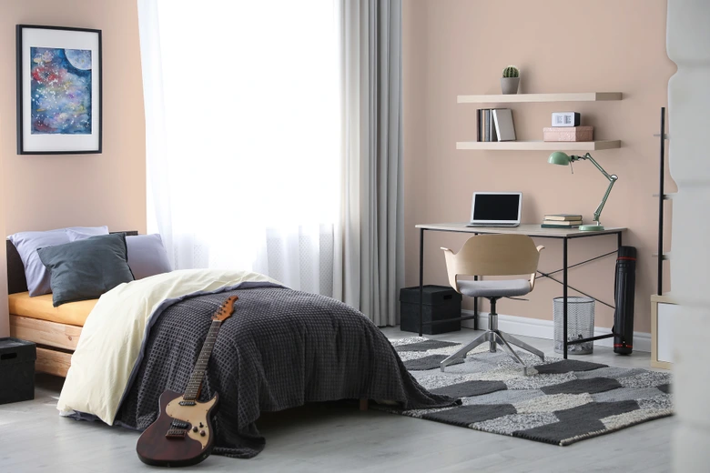Premium vægmaling beige - PURO c2017 varieret rød 