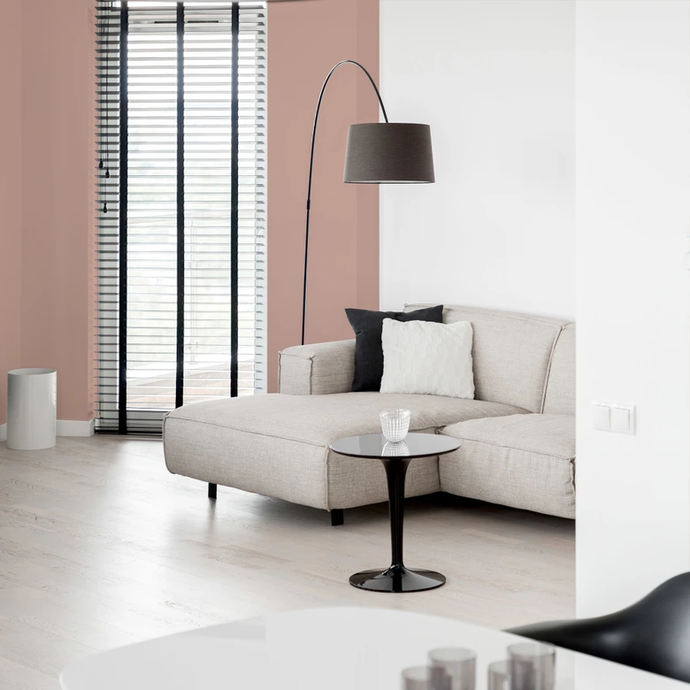 Premium Wandfarbe Rosa - Tuchmatte Innenwandfarbe - PURO c2023 rosy beige 