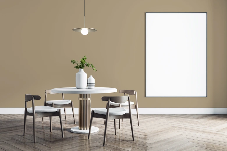 Premium Väggfärg beige - Täckmatt väggfärg för interiör - PURO c7009 mellow brown 