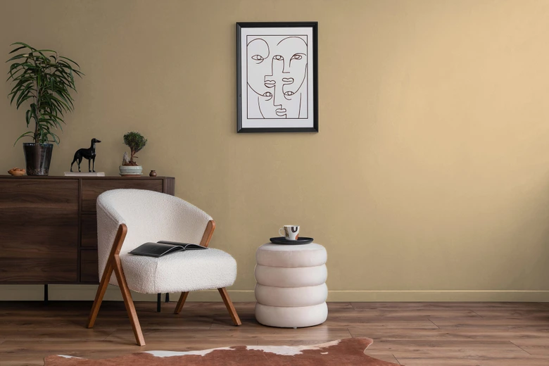 Premium vægmaling beige - PURO c8010 glat safran 