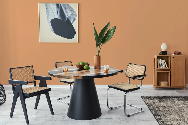 Farba do ścian i sufitów Premium pomarańczowa - matowa farba do ścian wewnętrznych PURO c9001 dusty orange 