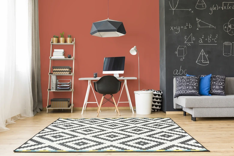 Farba do ścian i sufitów Premium czerwona - matowa farba do ścian wewnętrznych PURO c9007 dusty orange 