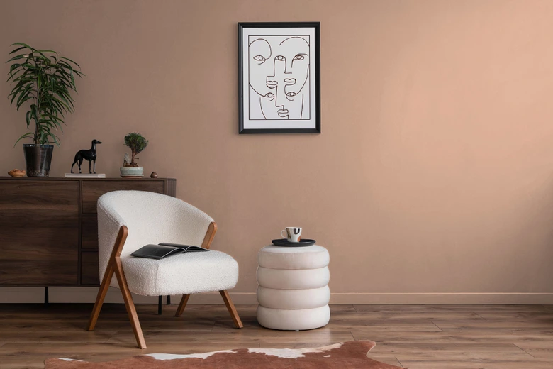 Premium vægmaling pink - PURO c9012 diverse abrikos 