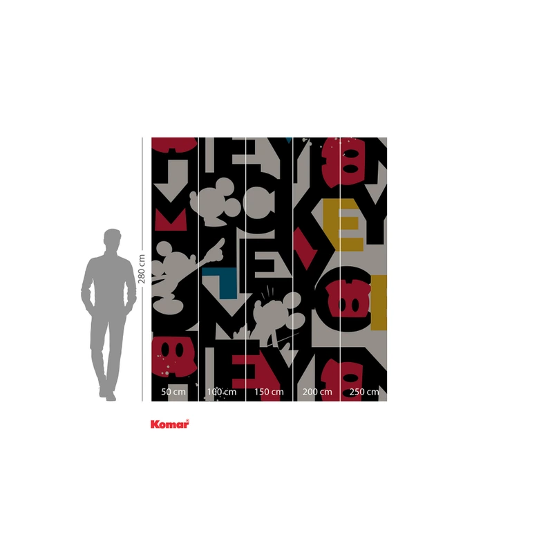 Vlies Fototapete - Mickey Mixup - 250 x 280 cm 