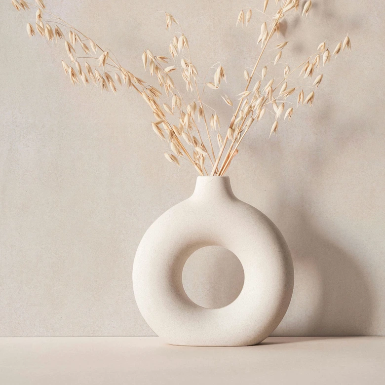 Vliestapete in Beige Betonoptik Used-Look Uni  