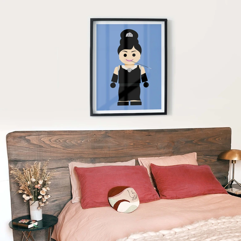 Poster Gomes - Audrey Hepburn Spielzeug 