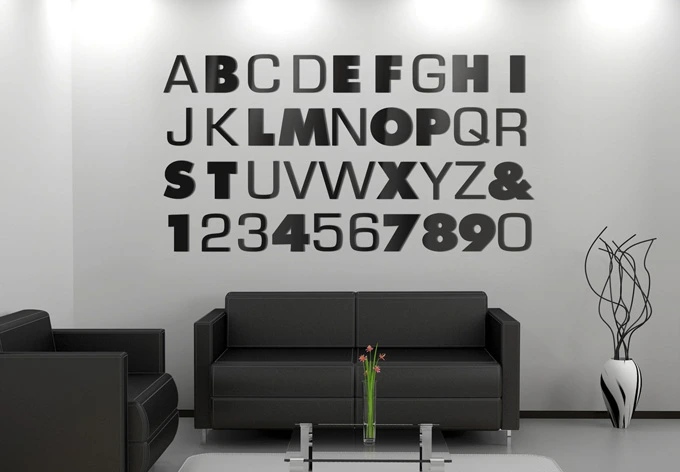 Acrylic Letters 20cm Acrylic letters 