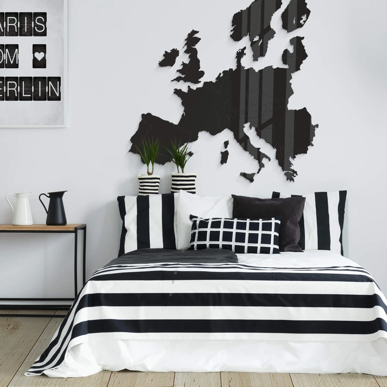Acryldeko Karte Benelux 