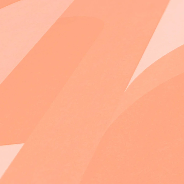 Papier peint graphique Art déco orange beige - papier peint à motif rétro 