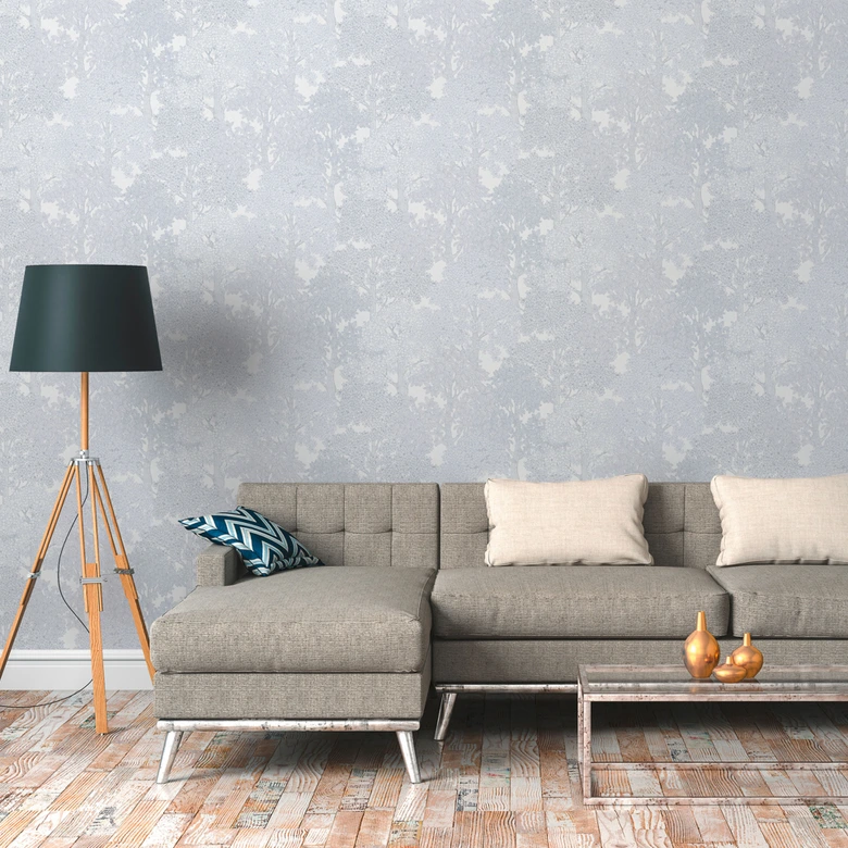 Architects Paper Floral Impression - Papier peint intissé de forêt, gris 