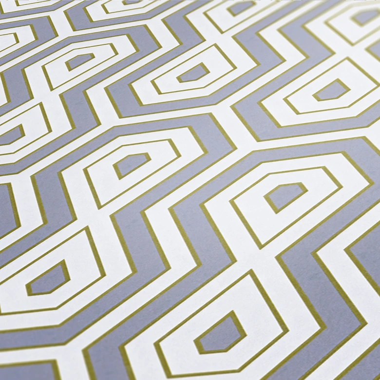 Architects Paper Jungle Chic - Papier peints rétro/vintage, gris 