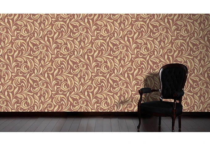 Architects Paper Vliestapete Nobile Blumentapete floral beige, metallic, rot 