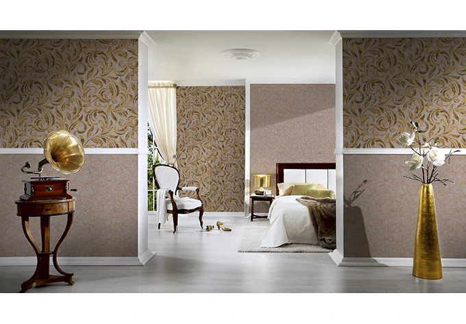 Architects Paper Nobile Papier peint, Or, Marron, Noir 