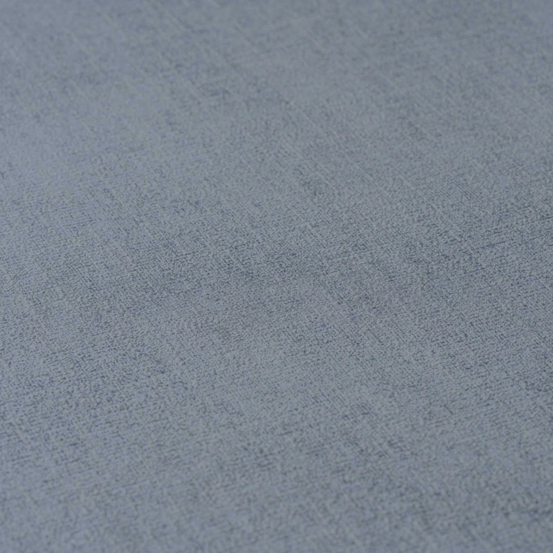 Glossy blue plain wallpaper - non-woven fabric-look wallpaper  