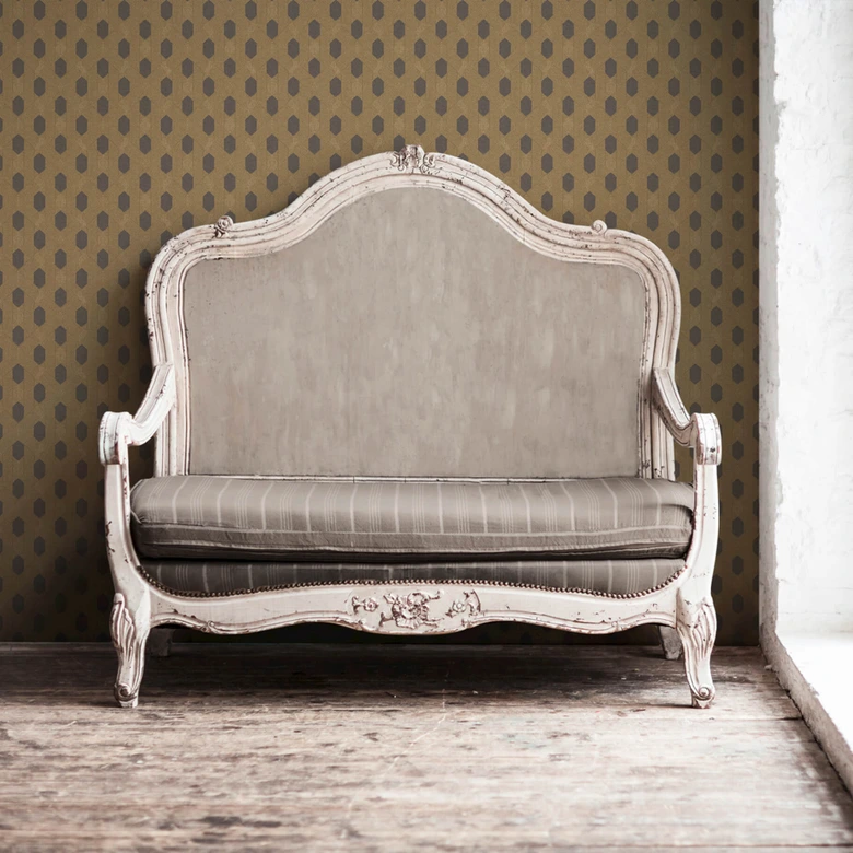 Architects Paper Vliestapete Absolutely Chic grafische Tapete braun, metallic, schwarz 